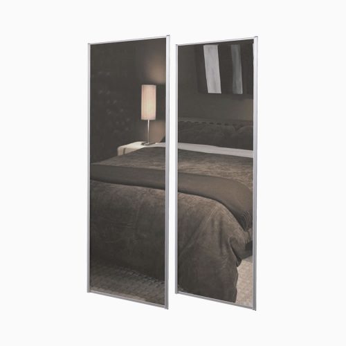 Double Sliding Doors Mirror + Mirror Wardrobes Online