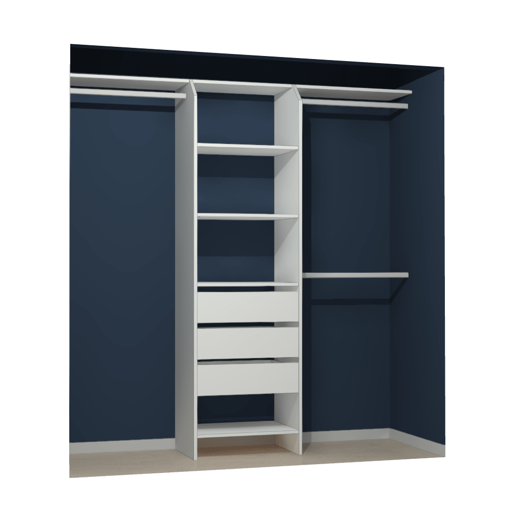 Wardrobe Systems. Small Wardrobes. Affordable Kitset