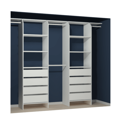 Wardrobe Organiser Kitset 5 Drawers & Shelves Affordable AS600