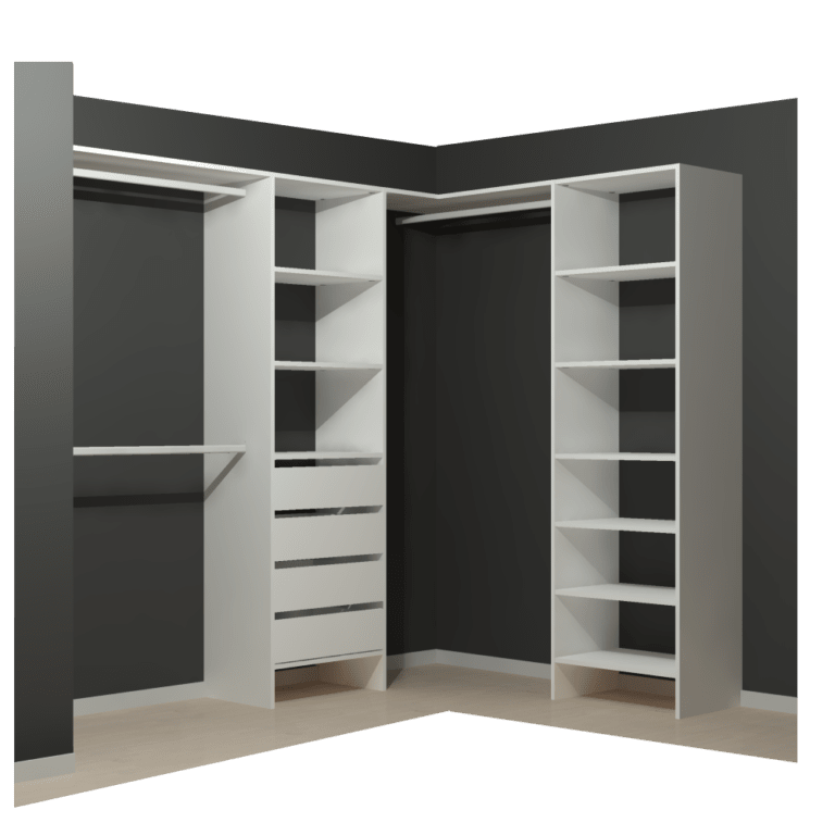 Wardrobe System with 5 Drawers Affordable Kitset TM600