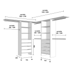 Aspiring 800 Walk-In Wardrobe Duo L2DD - White - Image 2