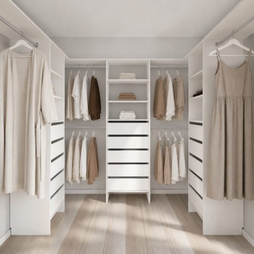 Aspiring 600 Walk-In Wardrobe Trio U3DDD