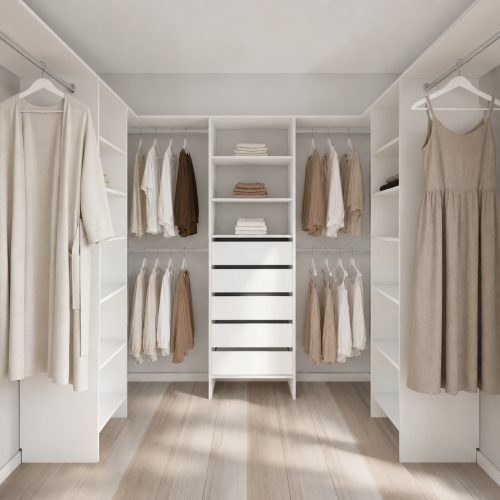 Aspiring 600 Walk-In Wardrobe Trio U3DSS