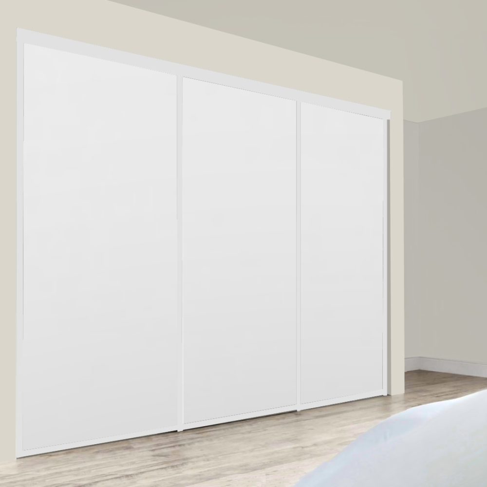 Metro Triple Sliding Doors – White + White + White - Image 2