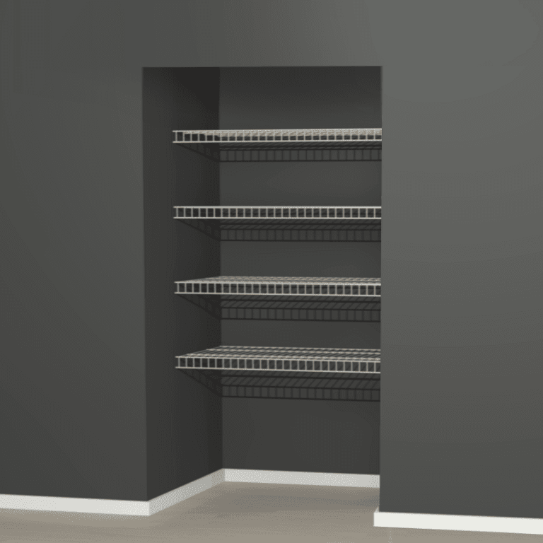 Linen Cupboard Storage Wire Shelves Ventilated Kitset DIY