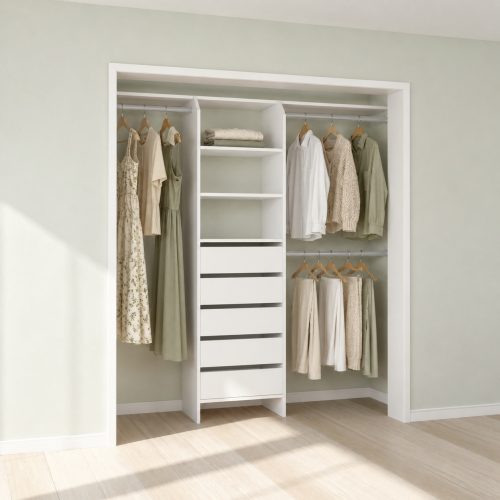 Tasman 600 Wardrobe 5-Drawer Tower