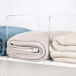 Clear Acrylic Shelf Divider