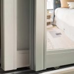 Ultra Double Sliding Doors - Mirror + White - Image 3