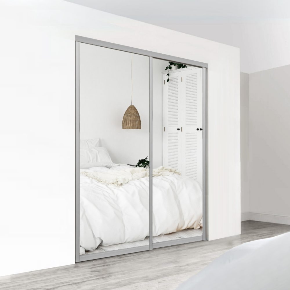 Ultra Double Sliding Doors - Mirror + Mirror - Image 2