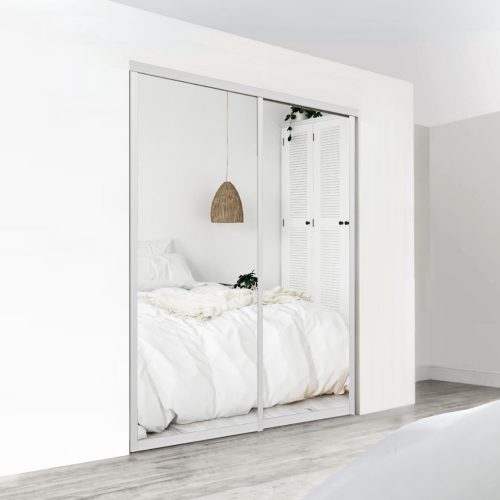 Ultra Double Sliding Doors - Mirror + Mirror