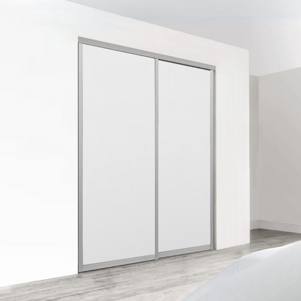 Ultra Double Sliding Doors - White + White - Image 4