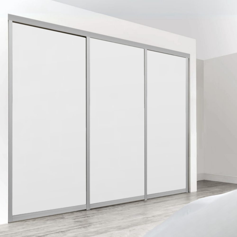 Ultra Triple Sliding Doors - White + White + White - Image 2