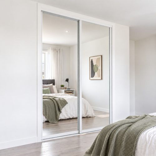 Ultra Double Sliding Doors – Mirror + Mirror