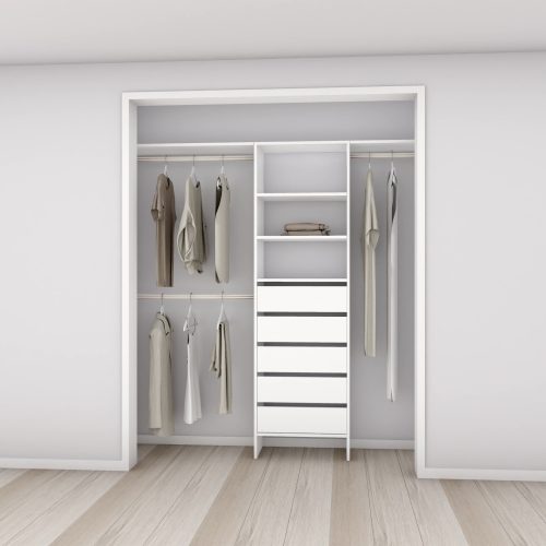 Aspiring 600 Wardrobe 5-Drawer Tower