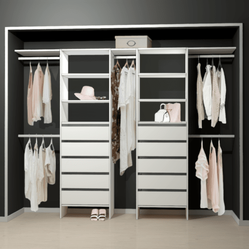 Wardrobe System 10 Soft Close Drawers Affordable Kitset AS600