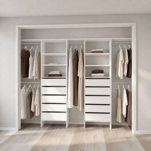 Aspiring 600 Wardrobe Drawer Duo Deca