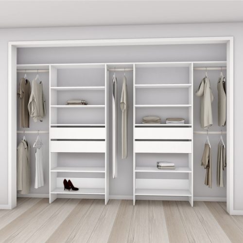 Aspiring 800 Wardrobe Drawer Duo - Snow White