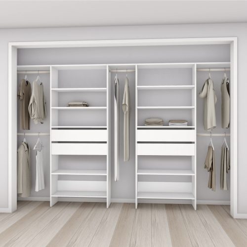 Aspiring 800 Walk-In Wardrobe Duo L2DD - Snow White