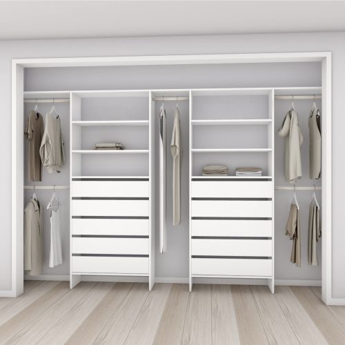 Aspiring 800 Wardrobe Drawer Duo Deca- Snow White