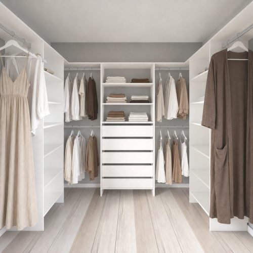 Aspiring 800 Walk-In Wardrobe Trio U3DSS