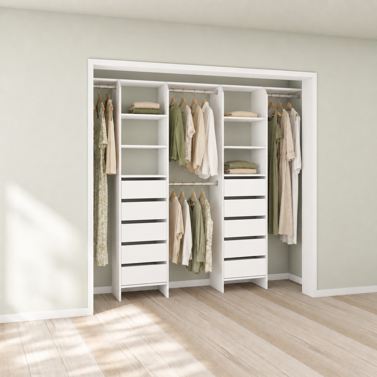 Tasman 500 Wardrobe Drawer Duo Deca