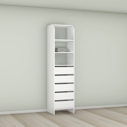 Tasman 500 Wardrobe 5-Drawer Tower Module