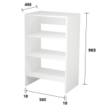Aspiring 600 Wardrobe Compact Shelf Module - Image 3
