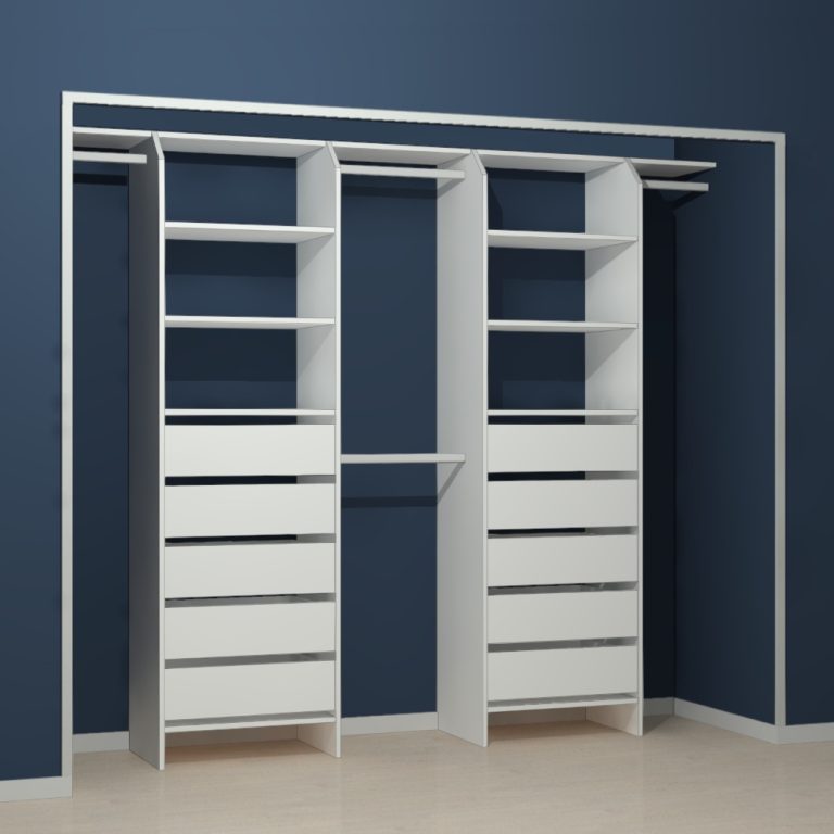 Wardrobe System 10 Soft Close Drawers Affordable Kitset TM600