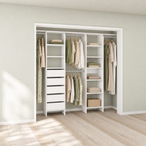 Tasman 500 Wardrobe Drawer & Shelf Duo