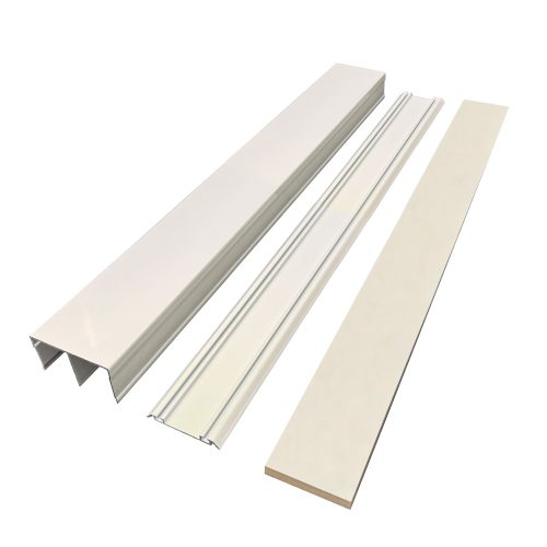 Ready Made Sliding Door Tracks – Double 1400 - White