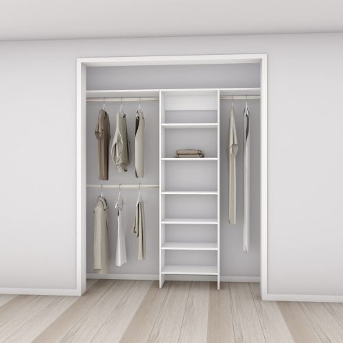 Aspiring 600 Wardrobe Shelf Tower – White