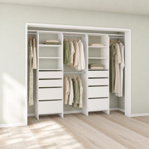 Tasman 600 Wardrobe Jumbo Drawer Duo