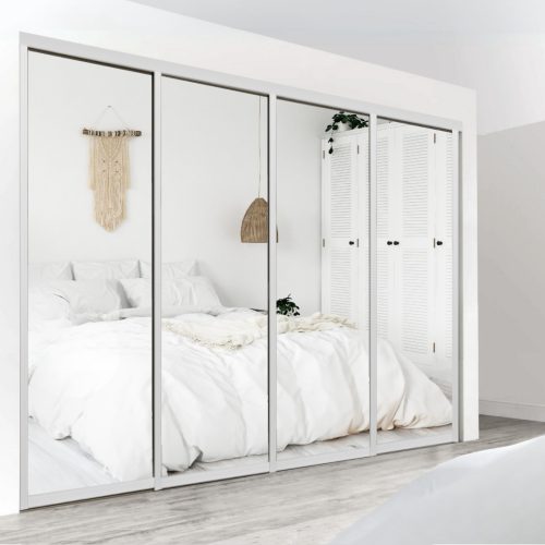 Ultra Quad Sliding Doors – Mirror + Mirror + Mirror + Mirror