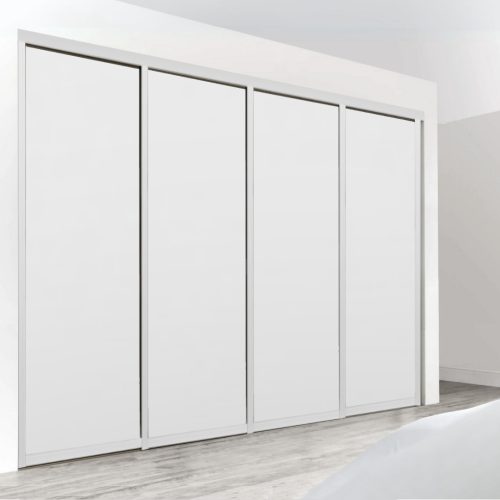 Ultra Quad Sliding Doors – White + White + White + White