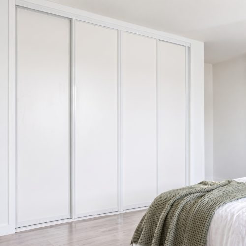 Ultra Quad Sliding Doors – White + White + White + White