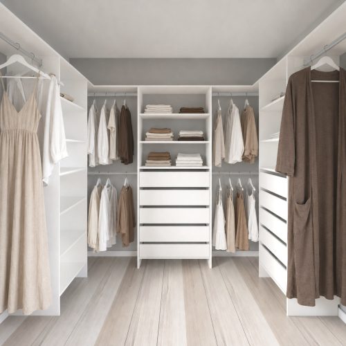 Aspiring 800 Walk-In Wardrobe Trio U3DDS